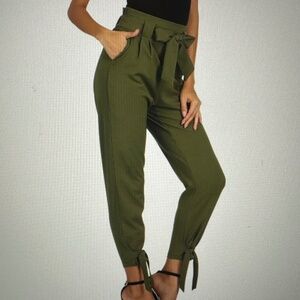 High waist pencil pants